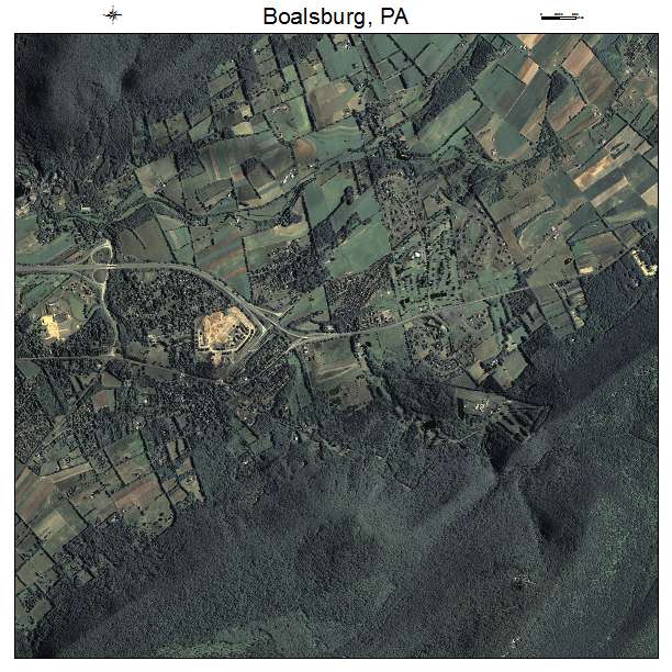 Boalsburg, PA air photo map