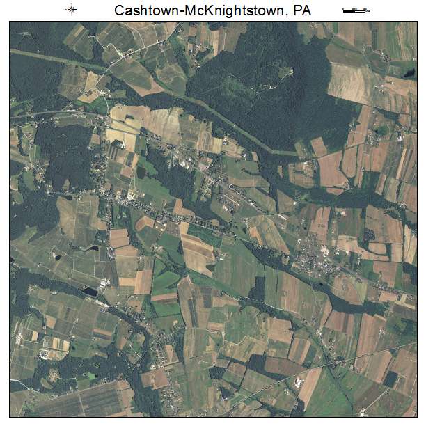 Cashtown McKnightstown, PA air photo map