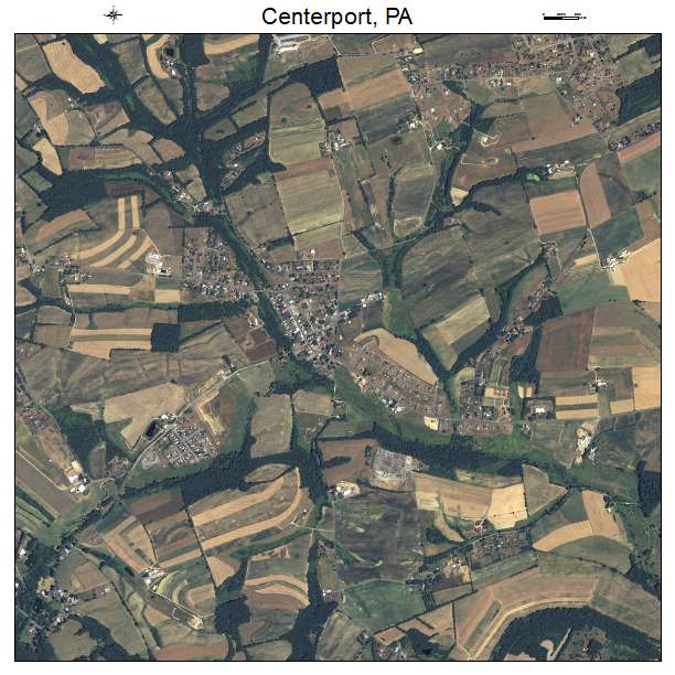 Centerport, PA air photo map
