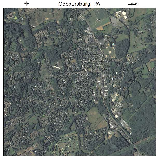 Coopersburg, PA air photo map