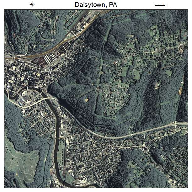 Daisytown, PA air photo map