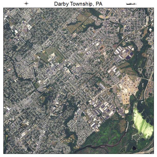 Darby Township, PA air photo map