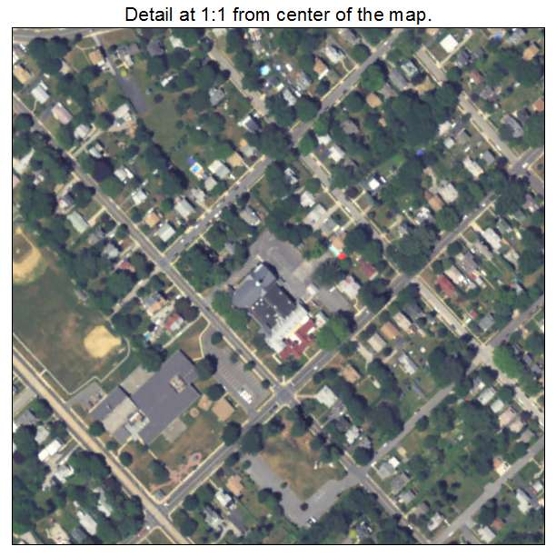 Aldan, Pennsylvania aerial imagery detail