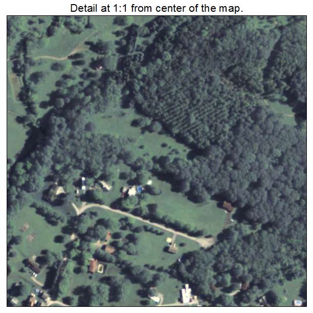 Arona, Pennsylvania aerial imagery detail