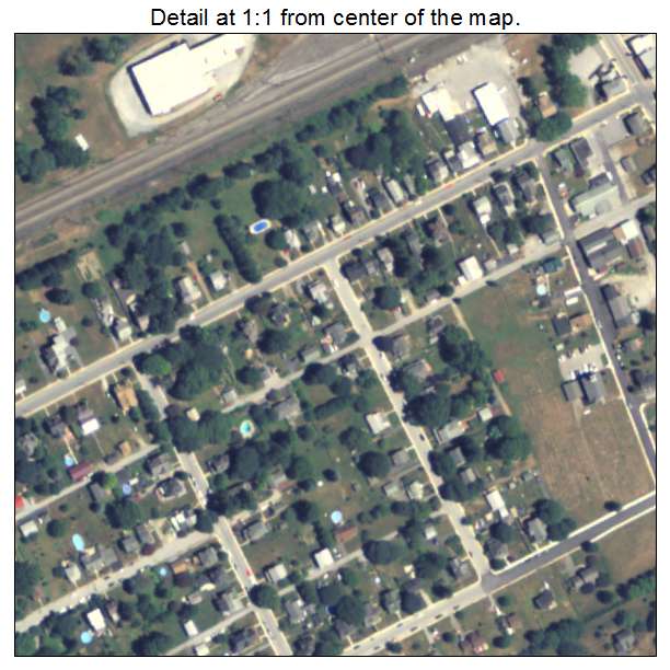 Atglen, Pennsylvania aerial imagery detail