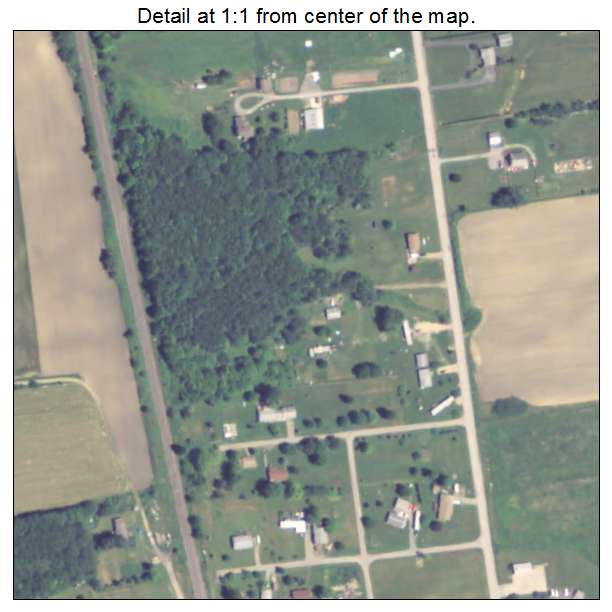 Atlantic, Pennsylvania aerial imagery detail