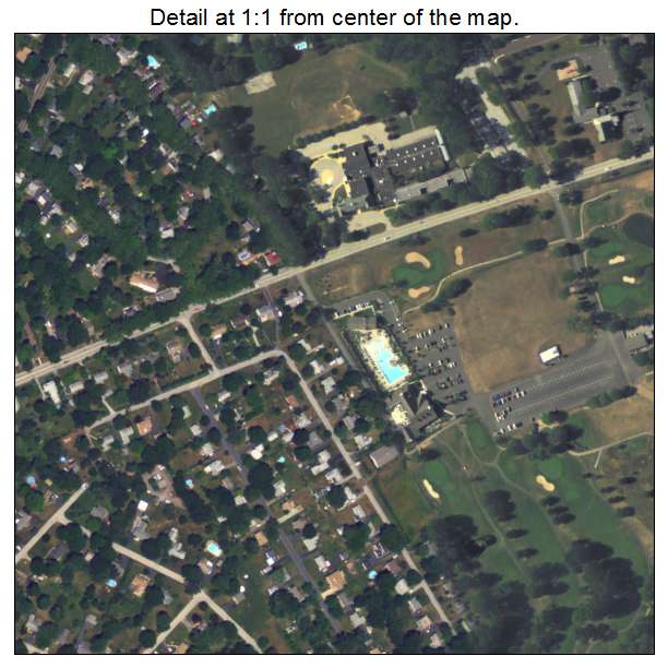 Audubon, Pennsylvania aerial imagery detail