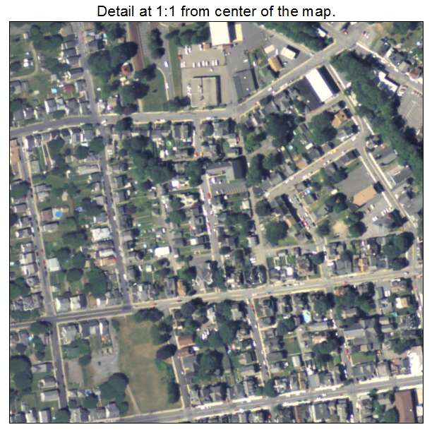 Bangor, Pennsylvania aerial imagery detail