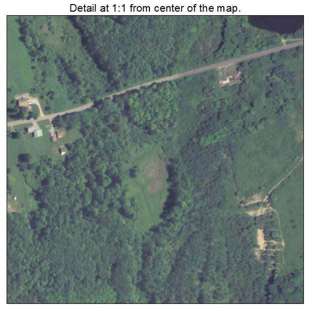 Barkeyville, Pennsylvania aerial imagery detail