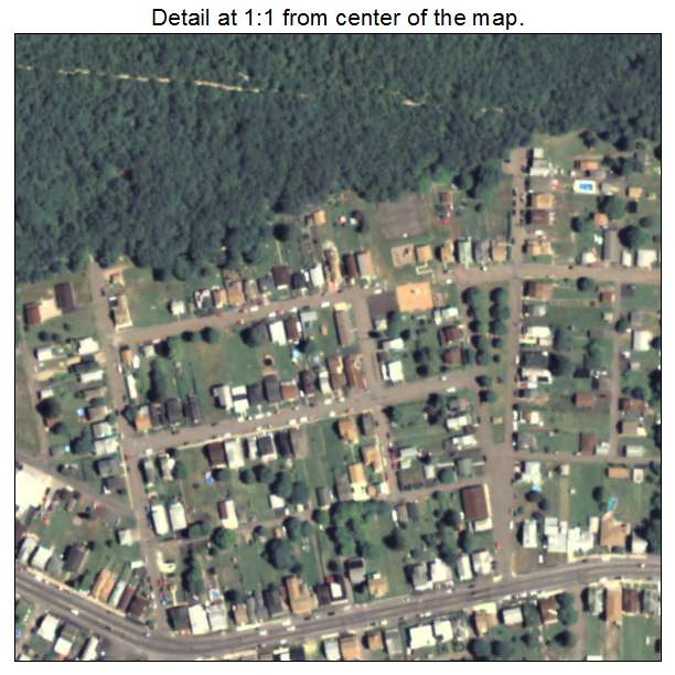 Beaver Meadows, Pennsylvania aerial imagery detail