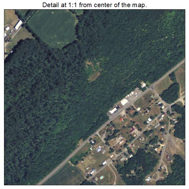 Beaver Springs, Pennsylvania aerial imagery detail