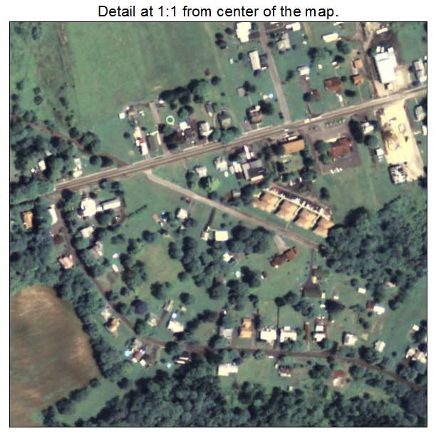 Beech Creek, Pennsylvania aerial imagery detail