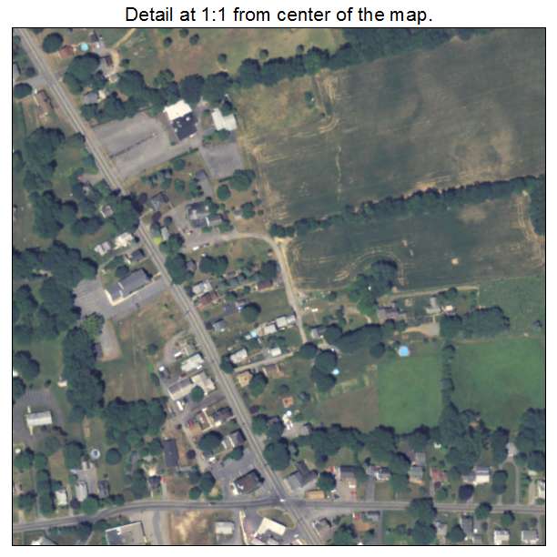 Belfast, Pennsylvania aerial imagery detail