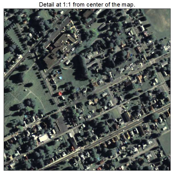 Bellefonte, Pennsylvania aerial imagery detail
