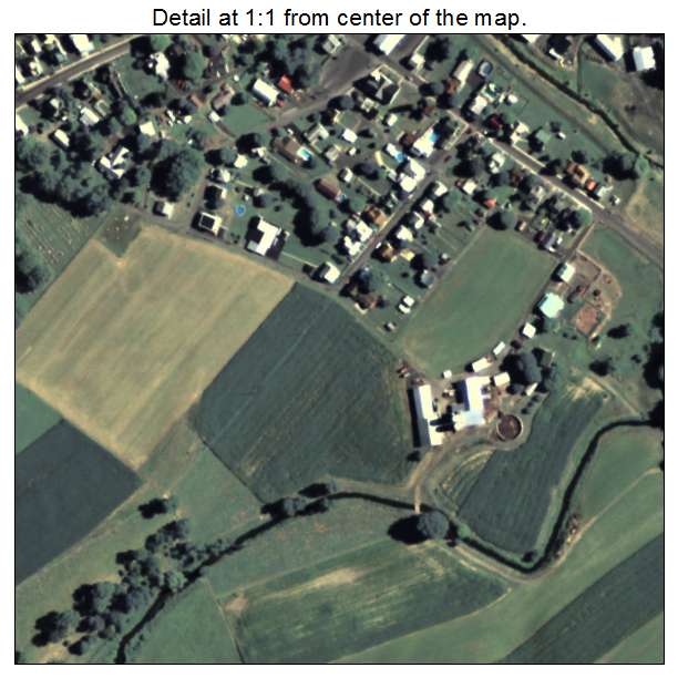 Belleville, Pennsylvania aerial imagery detail