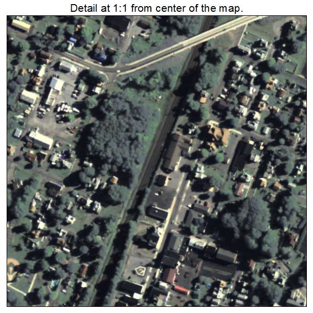 Bellwood, Pennsylvania aerial imagery detail