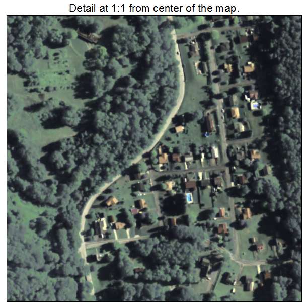 Belmont, Pennsylvania aerial imagery detail