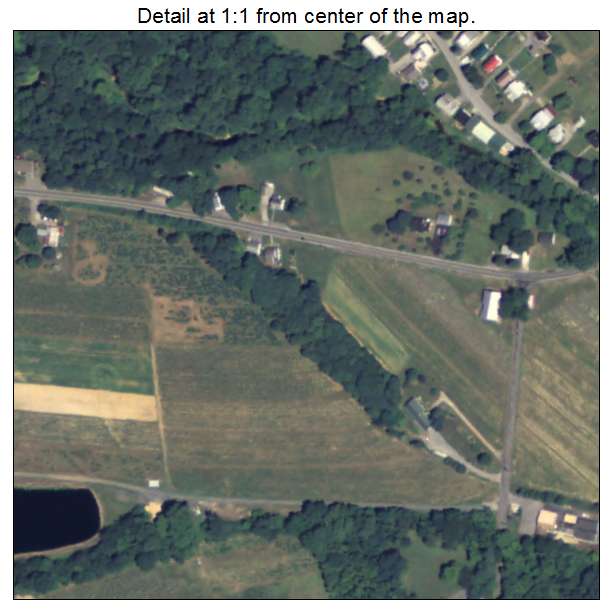 Bendersville Station Aspers, Pennsylvania aerial imagery detail