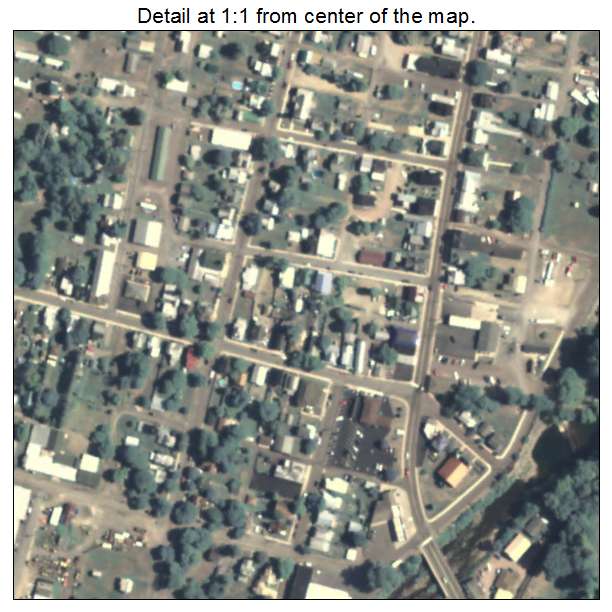 Benton, Pennsylvania aerial imagery detail