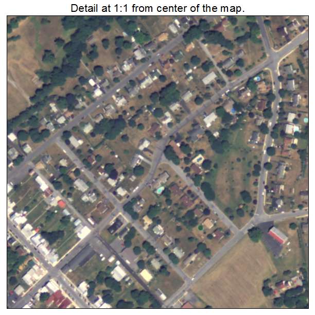 Bernville, Pennsylvania aerial imagery detail