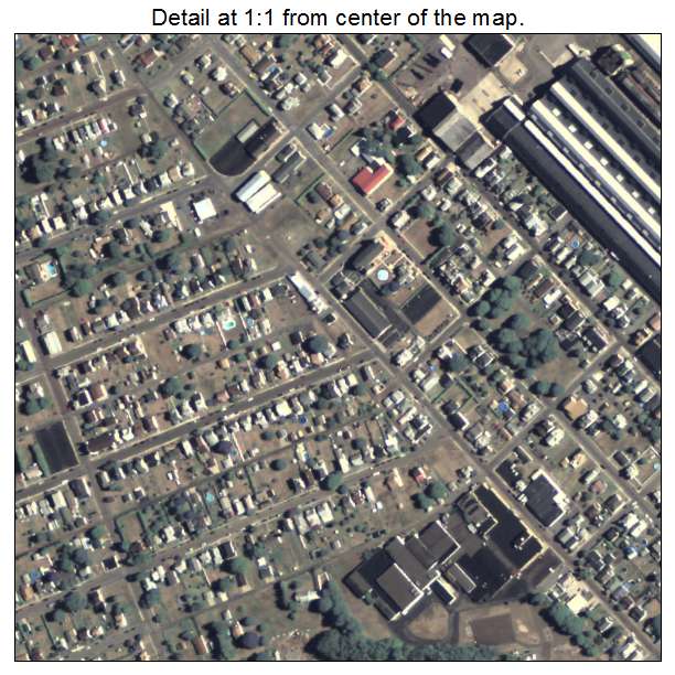 Berwick, Pennsylvania aerial imagery detail