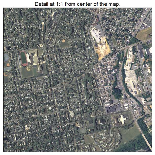 Bethlehem, Pennsylvania aerial imagery detail