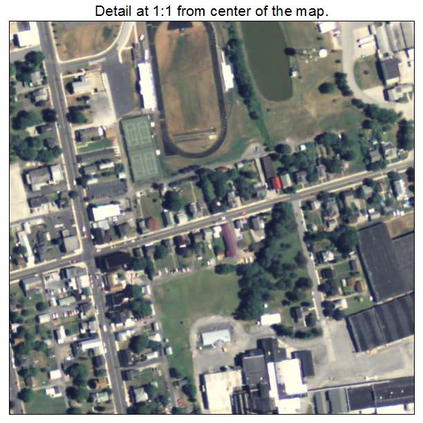 Biglerville, Pennsylvania aerial imagery detail