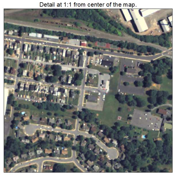 Birdsboro, Pennsylvania aerial imagery detail