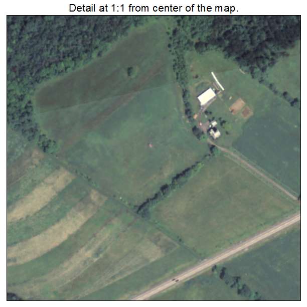 Blanchard, Pennsylvania aerial imagery detail