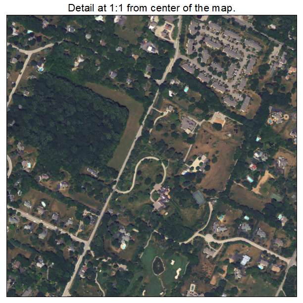 Blue Bell, Pennsylvania aerial imagery detail