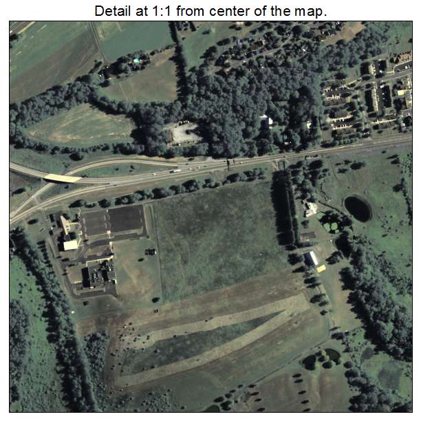 Boalsburg, Pennsylvania aerial imagery detail