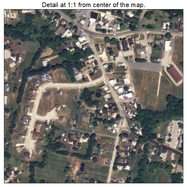 Bonneauville, Pennsylvania aerial imagery detail