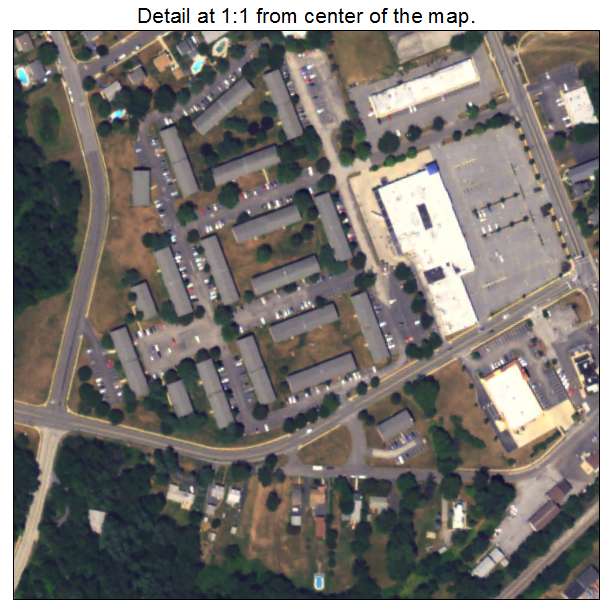 Boothwyn, Pennsylvania aerial imagery detail