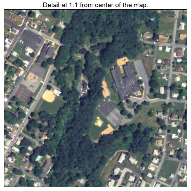 Bressler Enhaut Oberlin, Pennsylvania aerial imagery detail