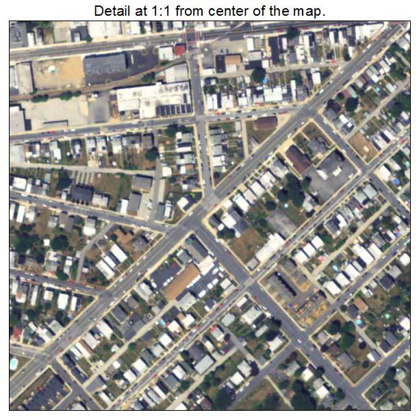 Bridgeport, Pennsylvania aerial imagery detail