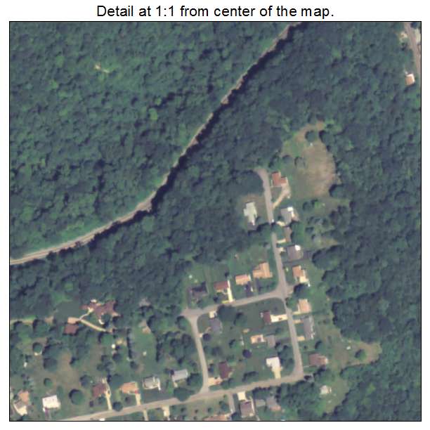 Bridgewater, Pennsylvania aerial imagery detail