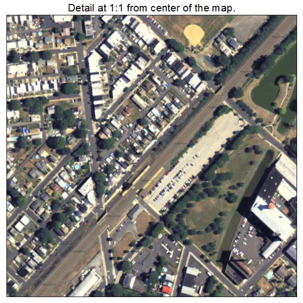 Bristol, Pennsylvania aerial imagery detail