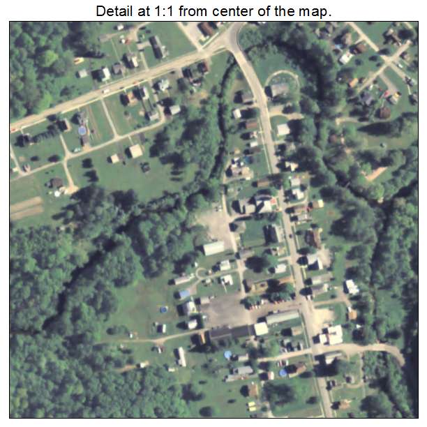 Bruin, Pennsylvania aerial imagery detail