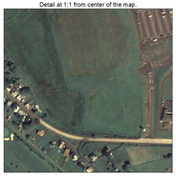 Buckhorn, Pennsylvania aerial imagery detail