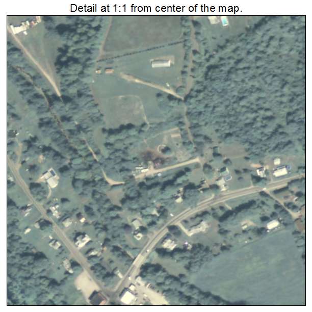 Burlington, Pennsylvania aerial imagery detail