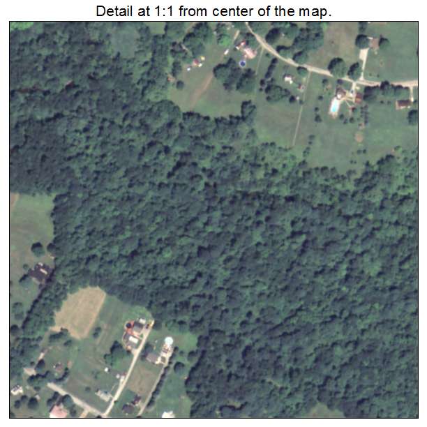Calumet Norvelt, Pennsylvania aerial imagery detail