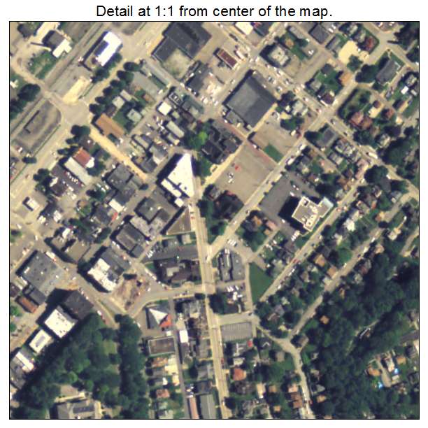 Carnegie, Pennsylvania aerial imagery detail