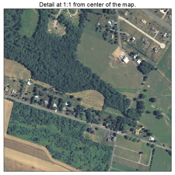 Cashtown McKnightstown, Pennsylvania aerial imagery detail