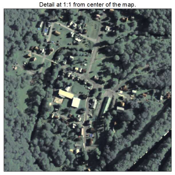 Cassandra, Pennsylvania aerial imagery detail