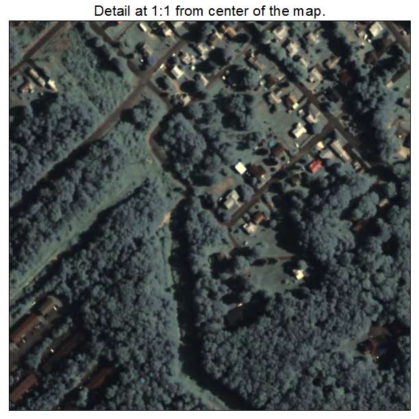 Castanea, Pennsylvania aerial imagery detail