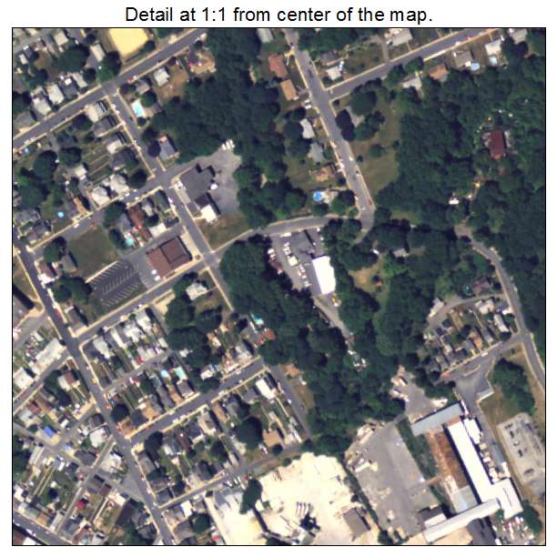 Catasauqua, Pennsylvania aerial imagery detail