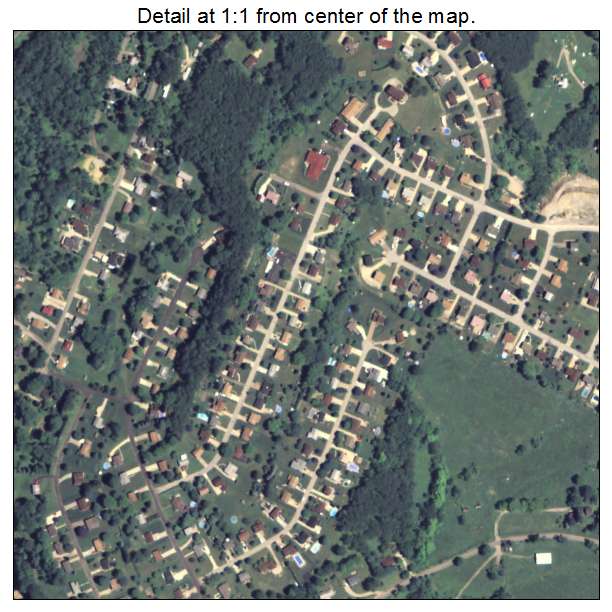 Cecil Bishop, Pennsylvania aerial imagery detail