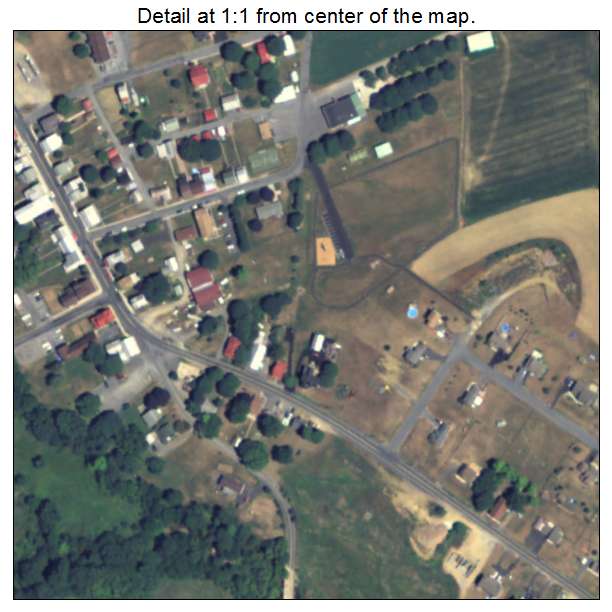 Centerport, Pennsylvania aerial imagery detail