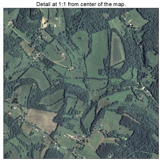 Centerville, Pennsylvania aerial imagery detail