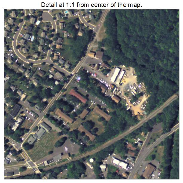 Chalfont, Pennsylvania aerial imagery detail